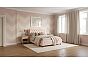 Кровать Chester Tall велюр teddy 304 тауп 1200x2000, изголовье мягкое