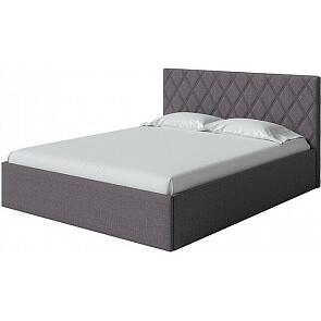 Кровать Fresco Plus рогожка nice мокко без П/М 1200x2000, ортопедическое основание, изголовье мягкое