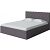 Кровать Fresco Plus рогожка nice мокко без П/М 1600x2000, ортопедическое основание, изголовье мягкое