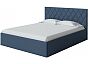 Кровать Fresco Plus рогожка nice океан без П/М 1800x2000, ортопедическое основание, изголовье мягкое