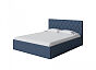 Кровать Fresco Plus рогожка nice океан без П/М 900x2000, ортопедическое основание, изголовье мягкое