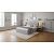 Кровать Fresco Plus рогожка nice серебряный без П/М 1200x2000, ортопедическое основание, изголовье мягкое
