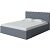 Кровать Fresco Plus рогожка nice серый без П/М 1800x2000, ортопедическое основание, изголовье мягкое