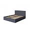 Кровать Fresco с бельевым ящиком Nice Графит 90-200