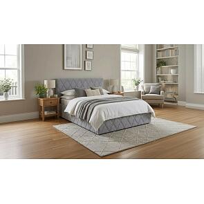 Кровать Fresco с бельевым ящиком Nice Серебряный 120-200