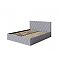 Кровать Fresco с бельевым ящиком Nice Серебряный 180-200