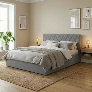 Кровать Fresco с бельевым ящиком Ultra Осенний туман 120-200