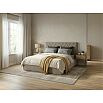 Кровать Fresco с бельевым ящиком велюр ultra песочный 900x2000, изголовье мягкое