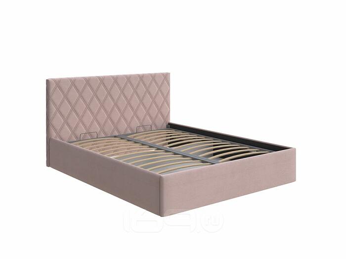 Кровать Fresco с бельевым ящиком Ultra Розовый мусс 140-200