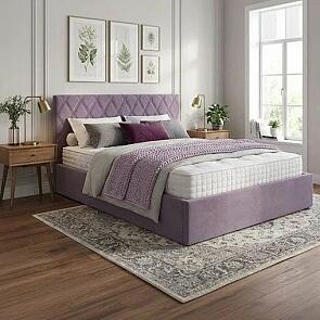 Кровать Fresco с бельевым ящиком Ultra Сливовый 120-200