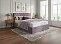 Кровать Fresco с бельевым ящиком велюр ultra сливовый 1400x2000, изголовье мягкое