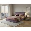Кровать Fresco с бельевым ящиком велюр ultra сливовый 900x2000, изголовье мягкое