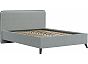 Кровать Миа рогожка браво грей 1400x2000, изголовье мягкое