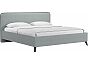 Кровать Миа рогожка браво грей 1800x2000, изголовье мягкое