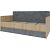 Кровать Киото без обивки бетон темный, дуб небраска без П/М 900x1900, изголовье жесткое