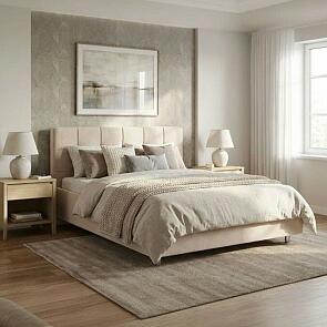 Кровать Nety без основания Teddy 304 Тауп 80-200