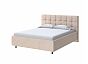 Кровать Nety без основания велюр teddy 304 тауп 900x2000, изголовье мягкое