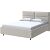Кровать Pado велюр gratta 1 шампань 1600x2000, изголовье мягкое