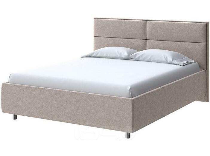 Кровать Pado велюр gratta 2 латте 900x2000, изголовье мягкое