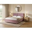 Кровать Pado велюр gratta 6 ягодный мусс без подъёмного механизма 1200x2000, без ортопедического основания, изголовье мягкое