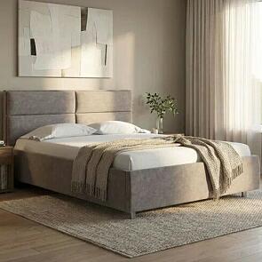 Кровать Pado без основания Gratta 7 Жареный миндаль 120-200