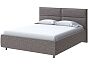 Кровать Pado велюр gratta 7 жареный миндаль 1800x2000, изголовье мягкое
