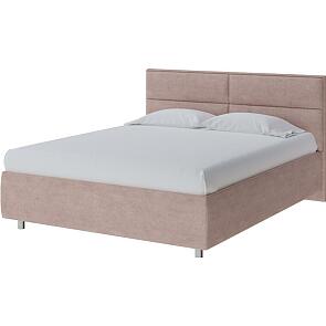 Кровать Pado велюр лофти мокко 1400x2000, изголовье мягкое