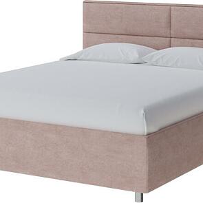 Кровать Pado велюр лофти мокко 1400x2000, изголовье мягкое