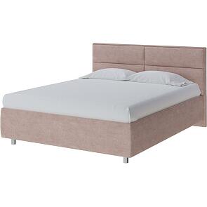 Кровать Pado велюр лофти мокко 1400x2000, изголовье мягкое