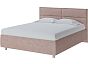 Кровать Pado велюр лофти мокко 800x2000, изголовье мягкое