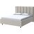 Кровать Routa велюр gratta 1 шампань 1200x2000, изголовье мягкое