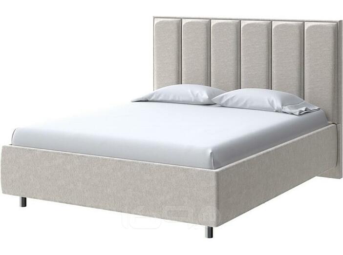 Кровать Routa велюр gratta 1 шампань 1800x2000, изголовье мягкое