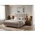 Кровать Routa велюр gratta 2 латте 1200x2000, изголовье мягкое
