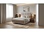 Кровать Routa велюр gratta 2 латте 1200x2000, изголовье мягкое