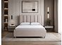 Кровать Routa велюр gratta 2 латте 1800x2000, изголовье мягкое
