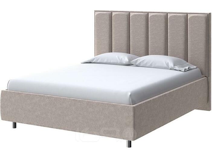 Кровать Routa велюр gratta 2 латте 800x2000, изголовье мягкое