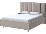 Кровать Routa велюр gratta 2 латте без П/М 80x200, без ортопедического основания, изголовье мягкое