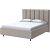 Кровать Routa велюр gratta 2 латте 900x2000, изголовье мягкое