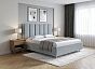 Кровать Routa велюр gratta 3 утренний туман 1200x2000, изголовье мягкое