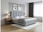 Кровать Routa велюр gratta 3 утренний туман без П/М 120x200, без ортопедического основания, изголовье мягкое