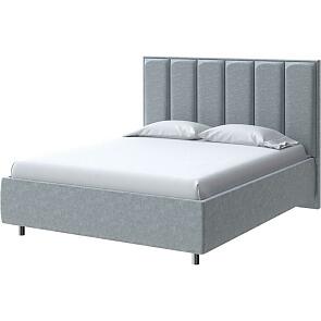 Кровать Routa велюр gratta 3 утренний туман 1600x2000, изголовье мягкое