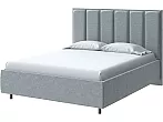 Кровать Routa велюр gratta 3 утренний туман без П/М 80x200, без ортопедического основания, изголовье мягкое