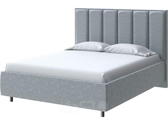 Кровать Routa велюр gratta 3 утренний туман 900x2000, изголовье мягкое