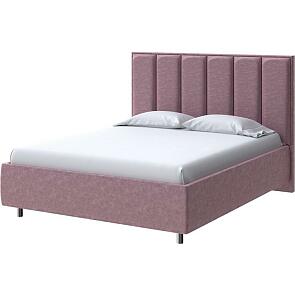 Кровать Routa велюр gratta 6 ягодный мусс 1400x2000, изголовье мягкое