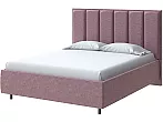 Кровать Routa велюр gratta 6 ягодный мусс без П/М 80x200, без ортопедического основания, изголовье мягкое