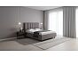 Кровать Routa велюр gratta 7 жареный миндаль 1200x2000, изголовье мягкое