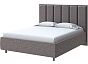 Кровать Routa велюр gratta 7 жареный миндаль 2000x2000, изголовье мягкое