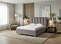 Кровать Routa велюр gratta 7 жареный миндаль 800x2000, изголовье мягкое