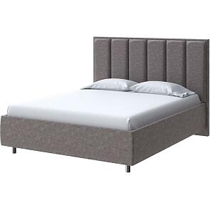 Кровать Routa велюр gratta 7 жареный миндаль 800x2000, изголовье мягкое