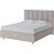 Кровать Routa велюр лофти бежевый 1200x2000, изголовье мягкое
